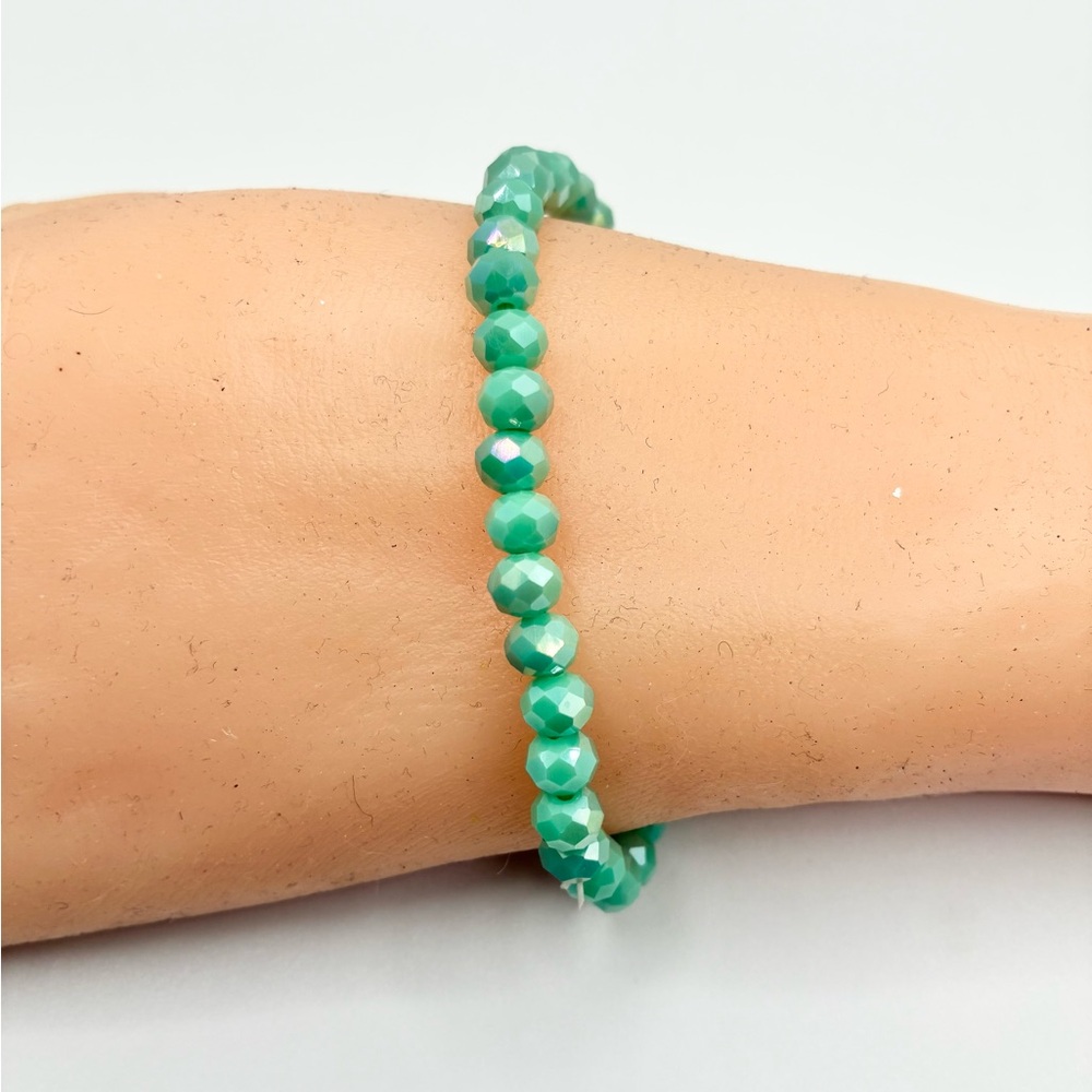 Green Beaded Bracelet